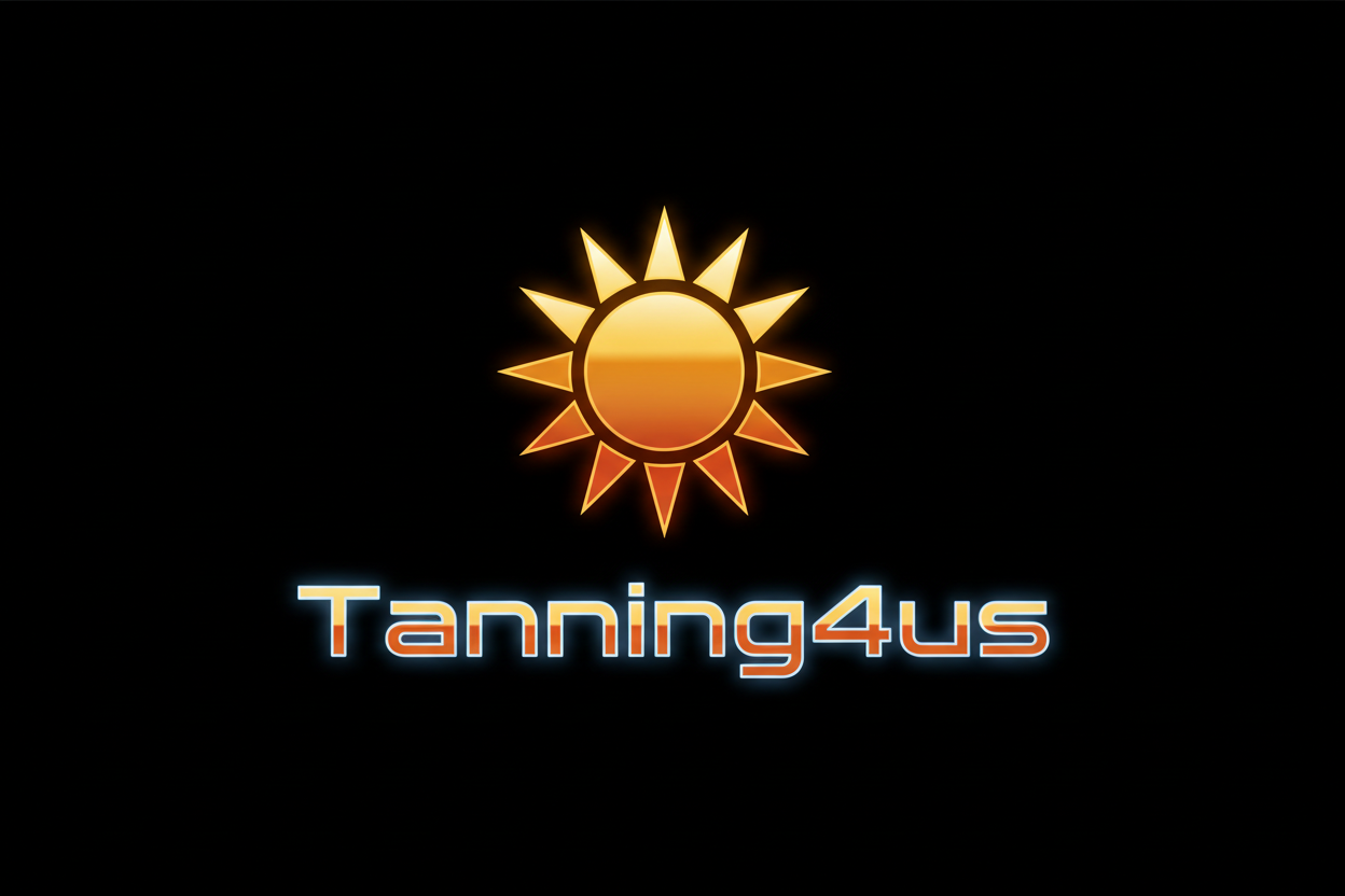 Tanning4us Futuristic Logo